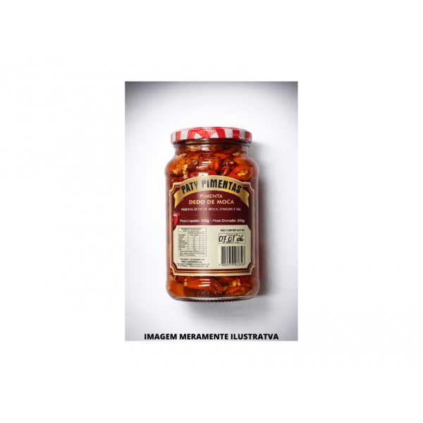 PIMENTA - PATY PIMENTAS - 240g DEDO DE MOCA